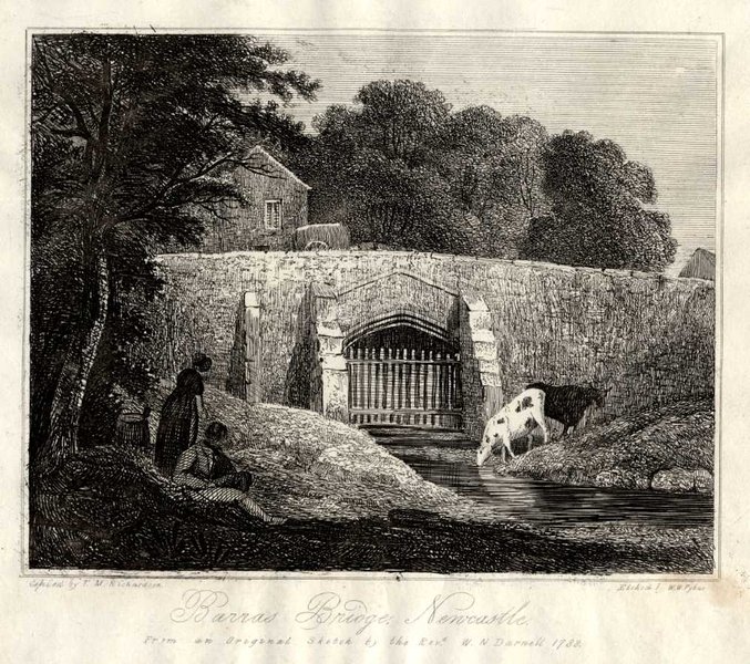 Print of the original Barras Bridge
