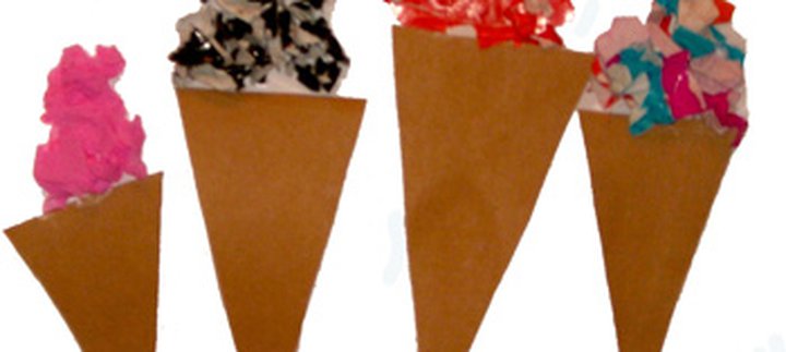 Ice Cream Cone Collage