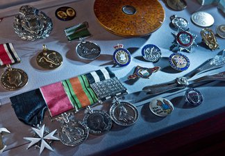 Medals from the collection at South Shields Museum