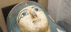 a mummy casket