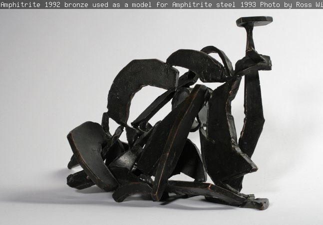 'Amphitrite' 1992 bronze used as a model for 'Amphitrite' steel 1993. Photo by Ross Williams.