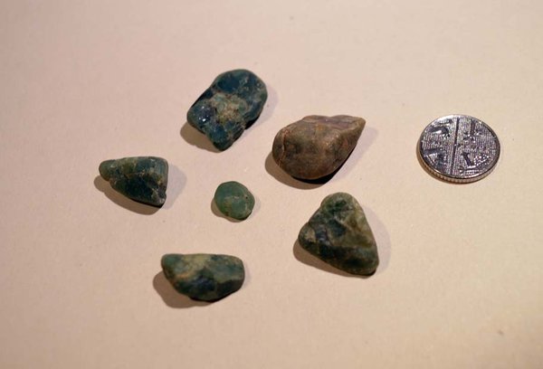 Photo of Apatite pebbles 