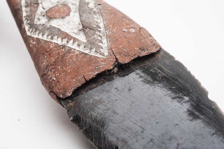 An ancient object from Papua New Guinea from the exhibiton WanBel.