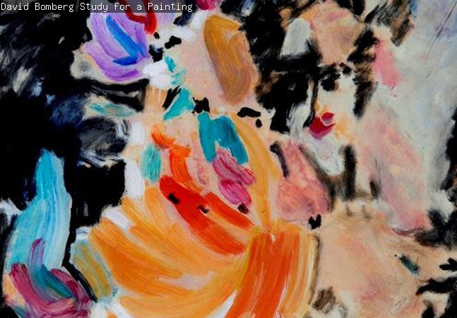 David Bomberg, Study for a Painting