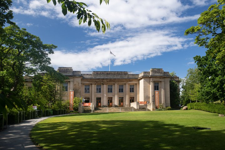Great North Museum on a summer's day