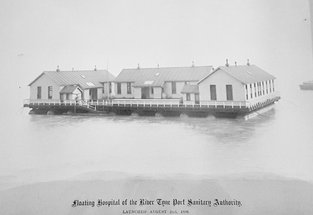 A floating hospital