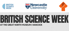 the museum frontage and text "Science in unexpected places talk"