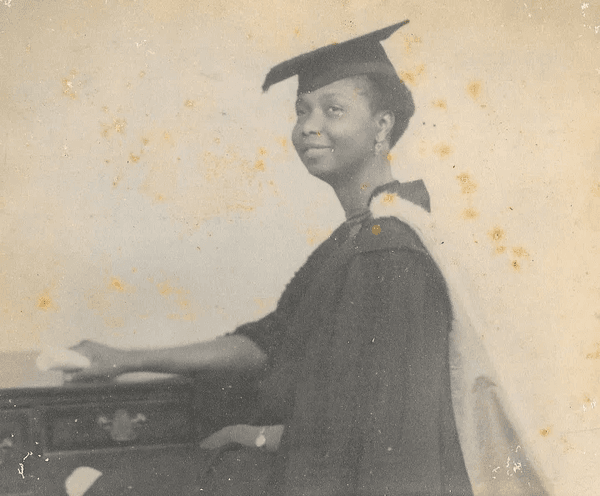 Irene Cole’s graduation, Newcastle Medical College, 1944 