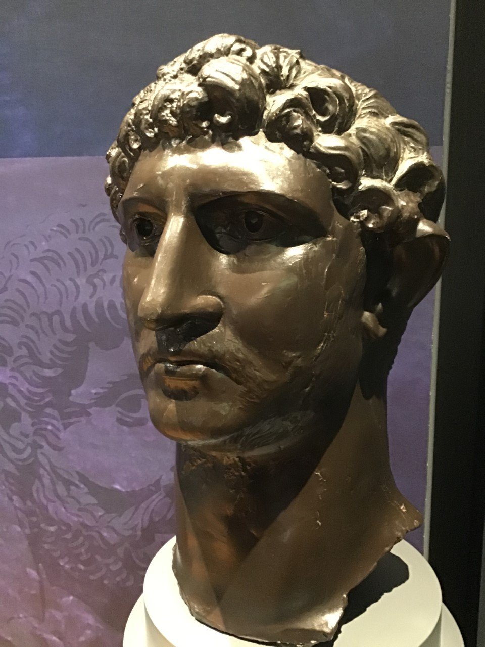Replica head of the Emperor Hadrian
