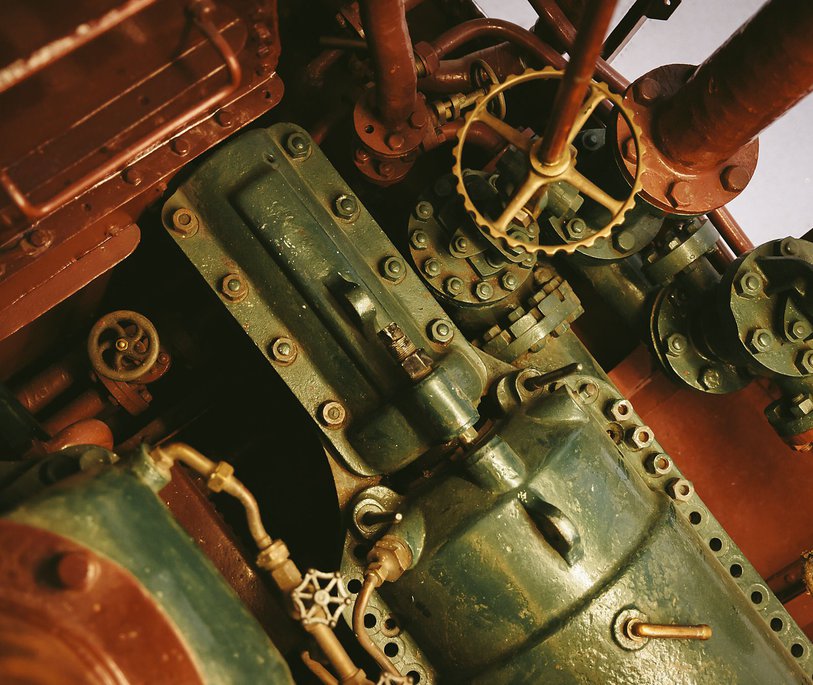 Turbinia mechanism close up