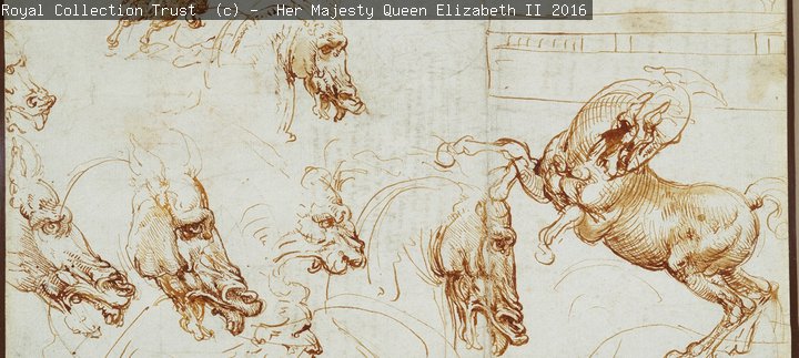 A drawing by Leonardo da Vinci 