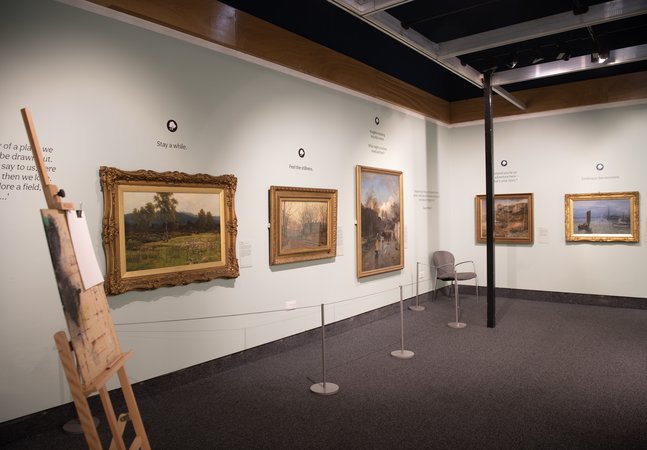 Monet in the Presence of Nature Exhibition Space 