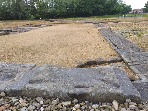 Headquarters building threshold stone Headquarters building threshold stone