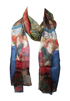 Laus Veneris Silk Chiffon Scarf 