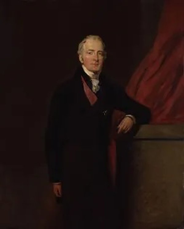 Henry Bathurst 3rd Earl of Bathurst who became Secretary of State for War and the Colonies in 1812 (Painting by William Salter &copy; National Portrait Gallery NPG 3697)