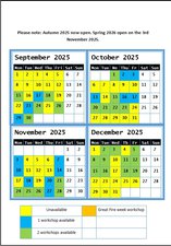 School workshop availability