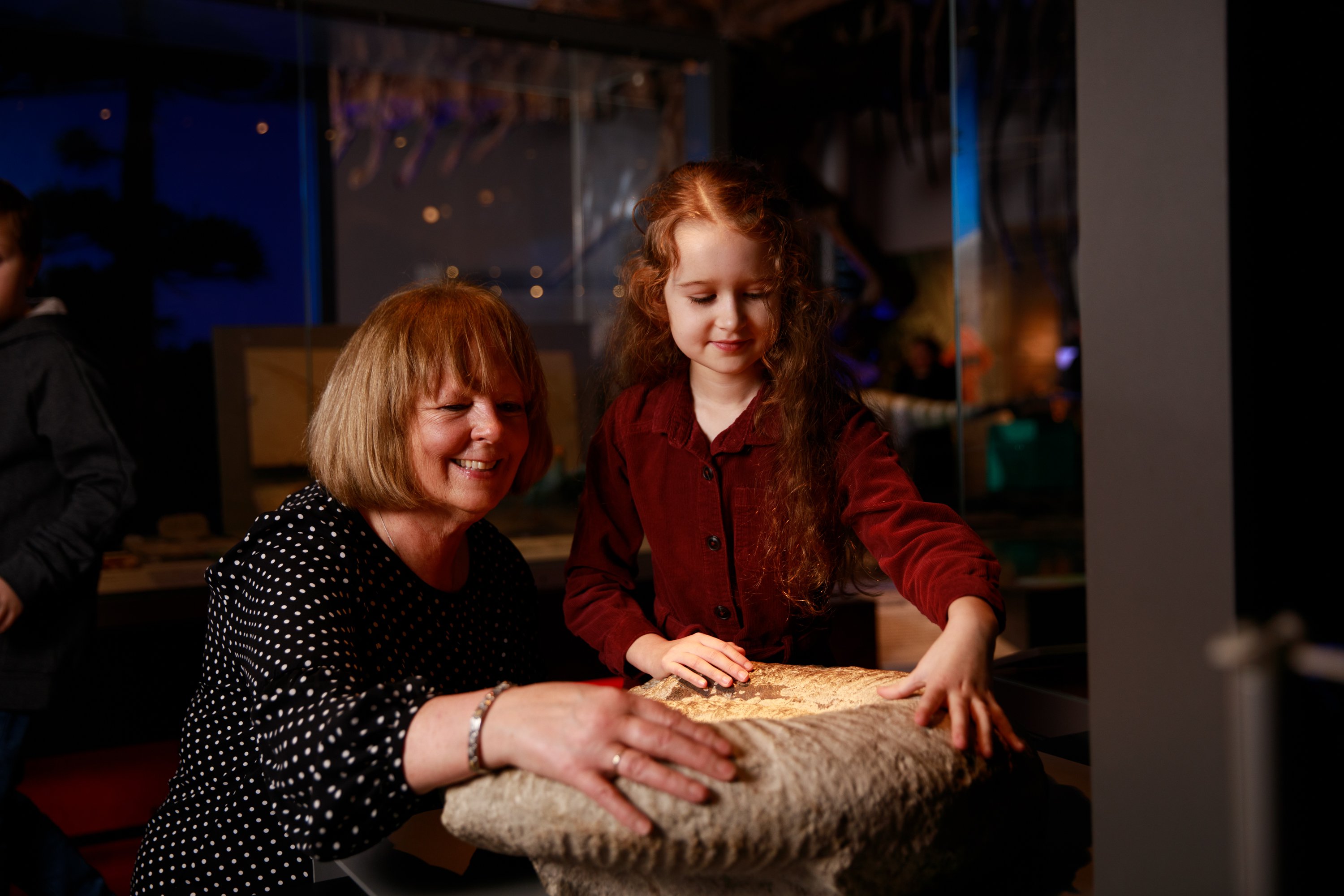 Woman and child at Great North Museum