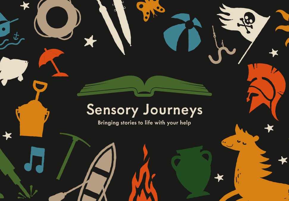 A book and lots of objects 