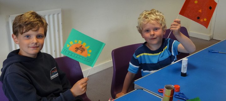 Make and take activity at Stephenson Steam Railway