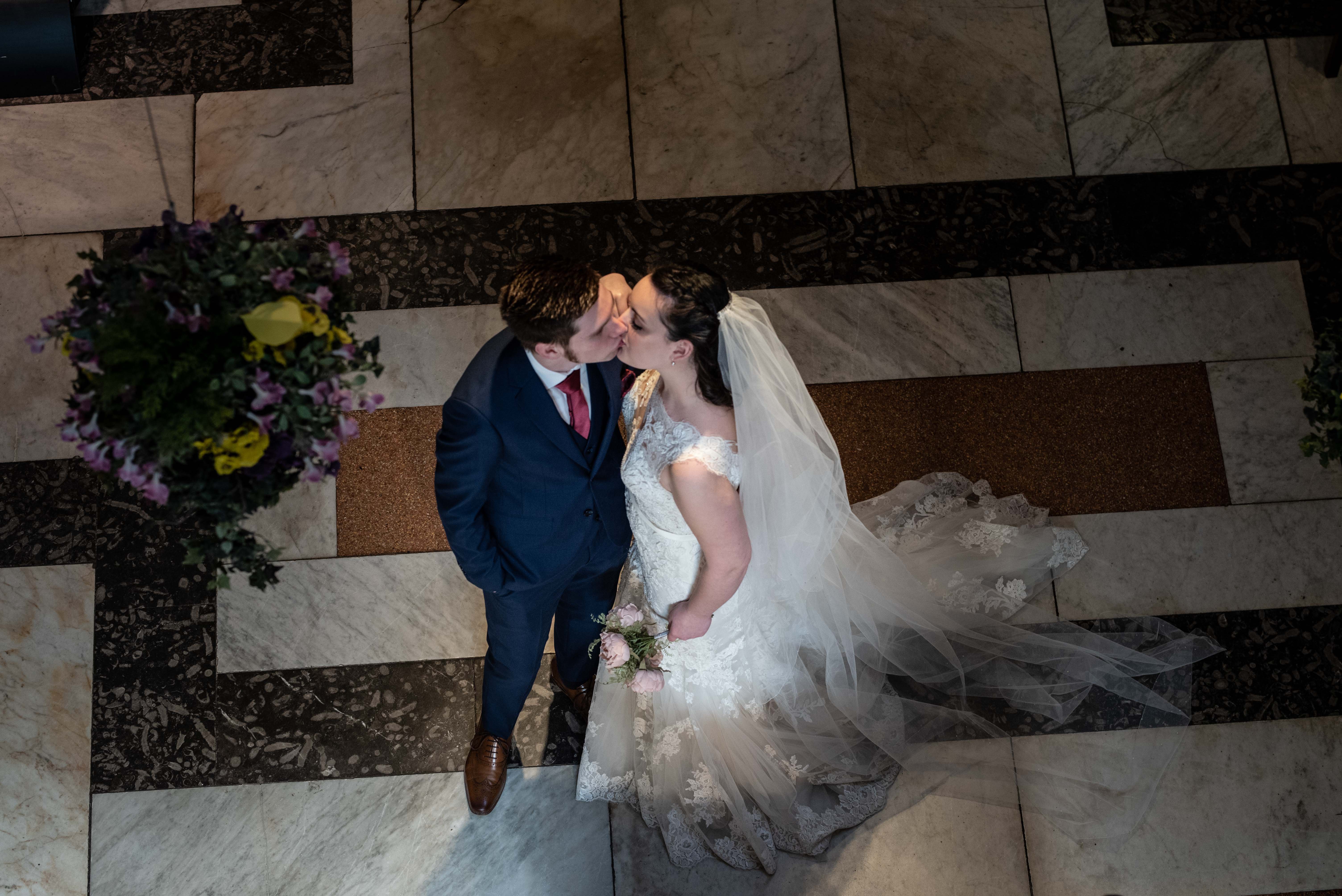 Laing Art Gallery wedding photograph by Laurence Sweeney Photography