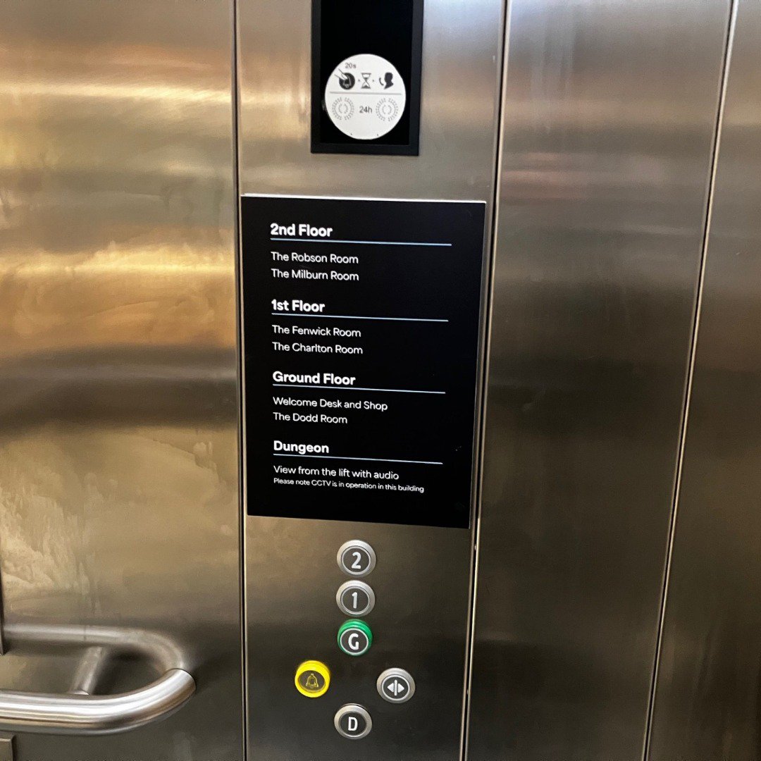 Button panel inside a lift Button panel inside a lift