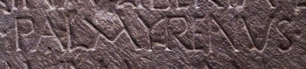 Regina tombstone Palmyria text