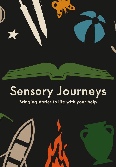 A book and lots of objects 