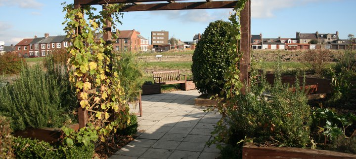 Roman herb garden