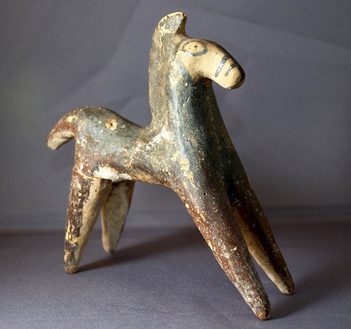 A hand carved horse from the Archaeology collection