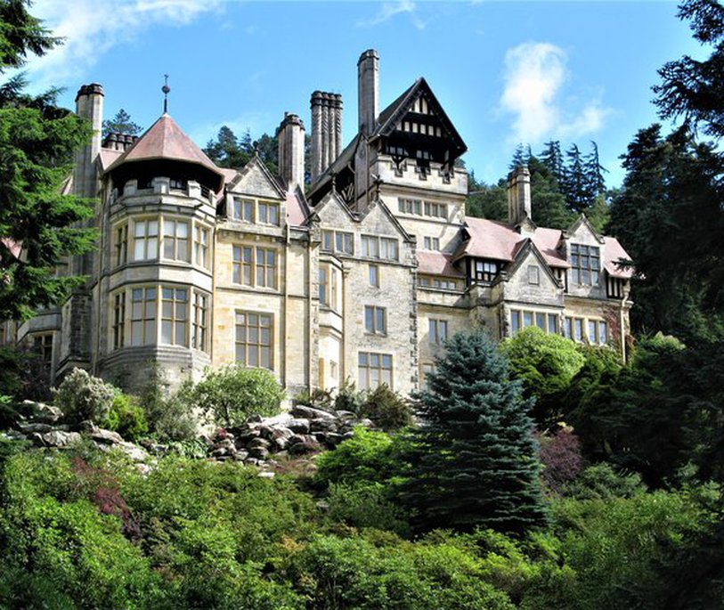 Photo of a large old stately house