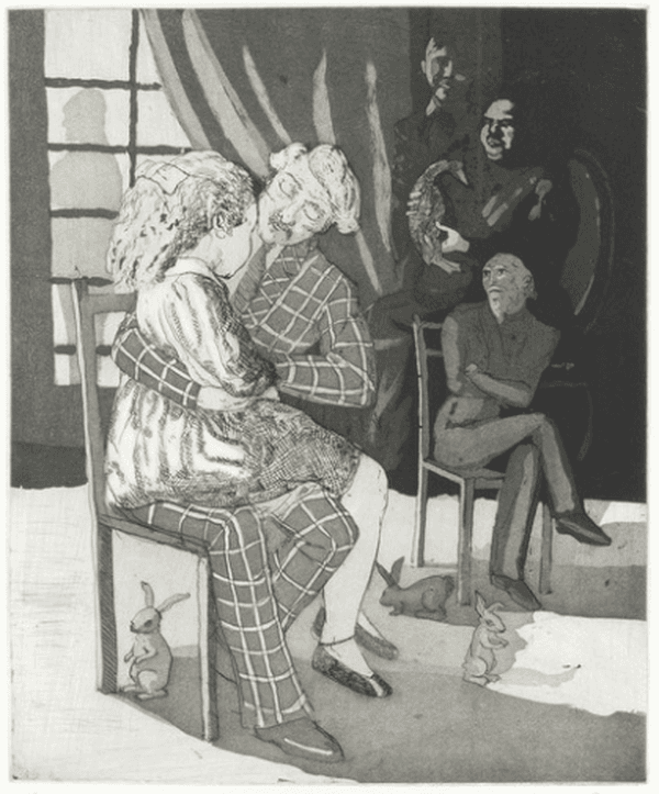 The Wild Duck, Paula Rego, 1990, etching and aquatint on paper,