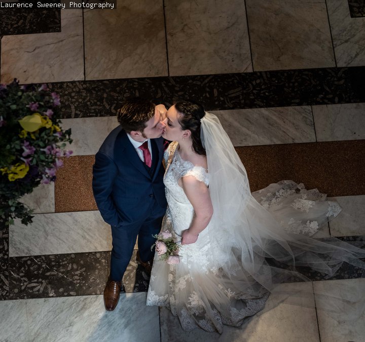 Laing Art Gallery wedding photograph by Laurence Sweeney Photography
