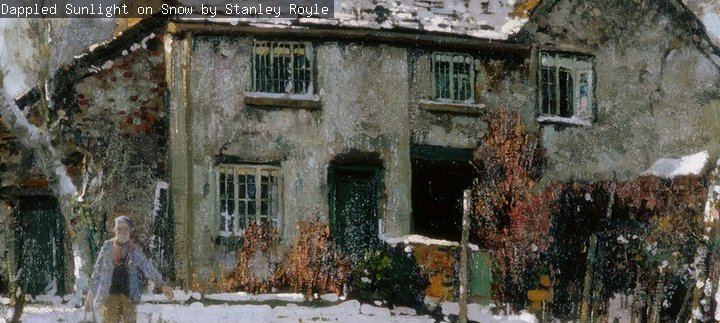 Dappled Sunlight on Snow by Stanley Royle