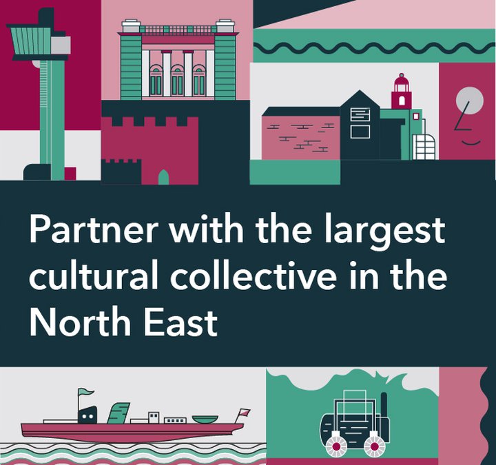 graphics of museum and gallery buildings