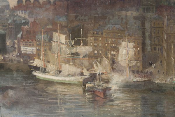 View painted by Niels Møller Lund (1863-1916)
