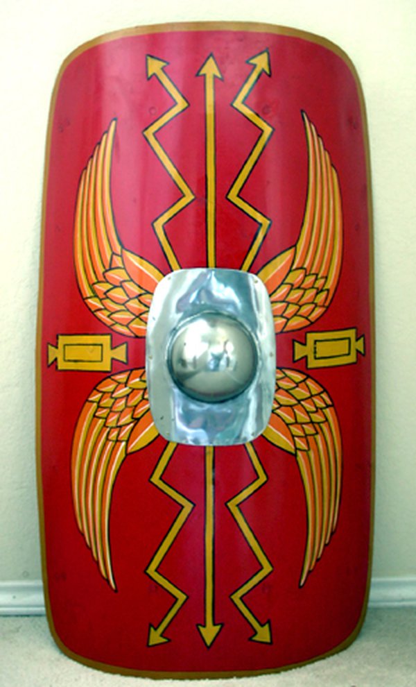 Roman legionary soldier's shield