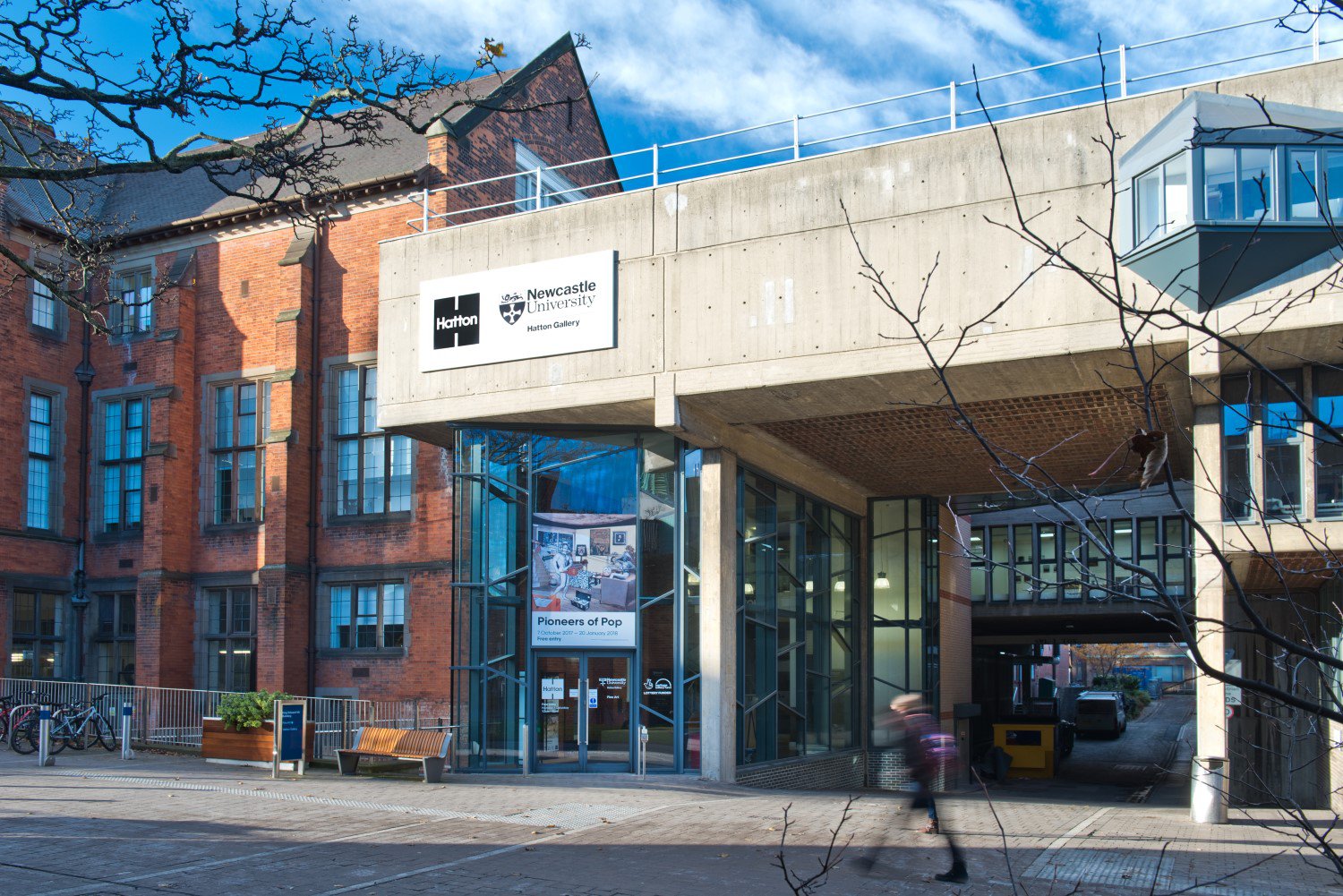 Exterior view of Hatton Gallery. Exterior view of Hatton Gallery.