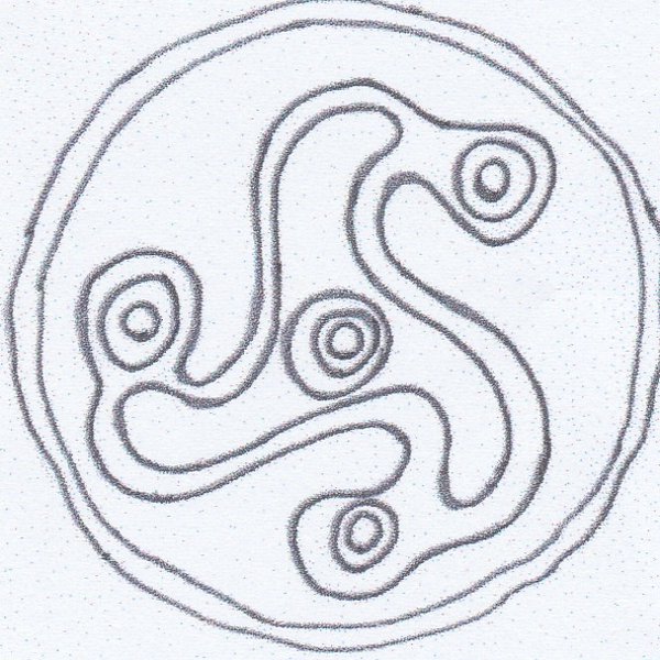 Circular patterned Roman brooch