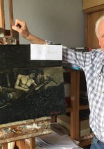 Win an original Bob Olley oil painting for £2.50