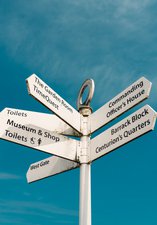 Arbeia signpost