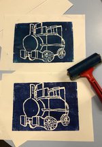 Make & Take Thursday: Train print making