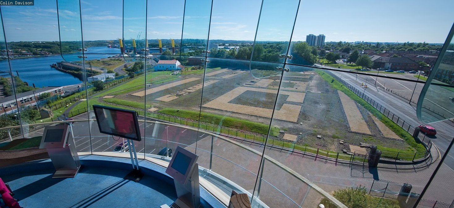 Part of the view across the River Tyne from the Tower