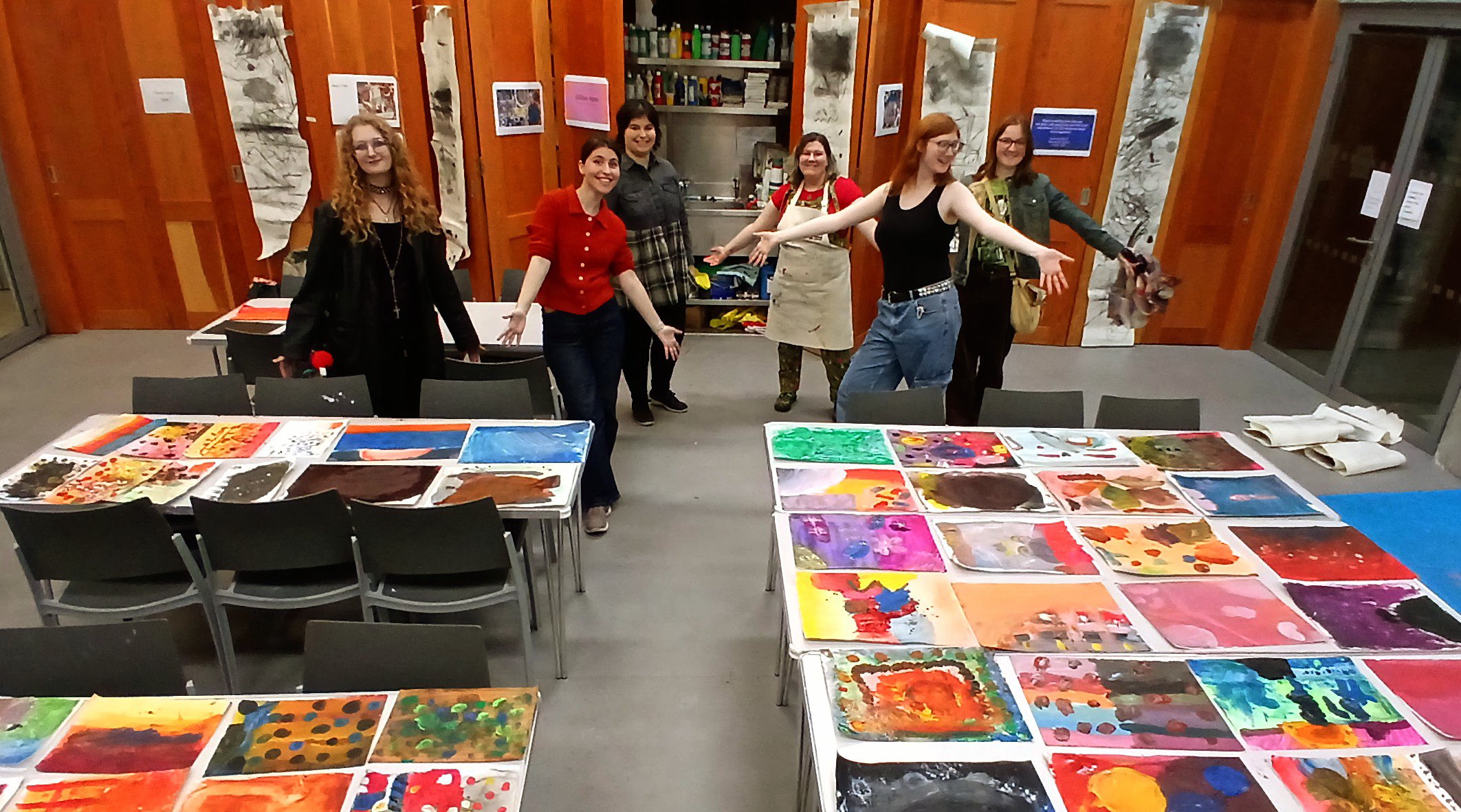 L-INK young people’s group get HAPPY! with artworks made by Y6 pupils from St Pauls C of E Primary School in Newcastle. L-INK young people’s group get HAPPY! with artworks made by Y6 pupils from St Pauls C of E Primary School in Newcastle.
