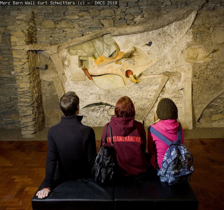 Merz Barn Wall, Kurt Schwitters © DACS 2018.