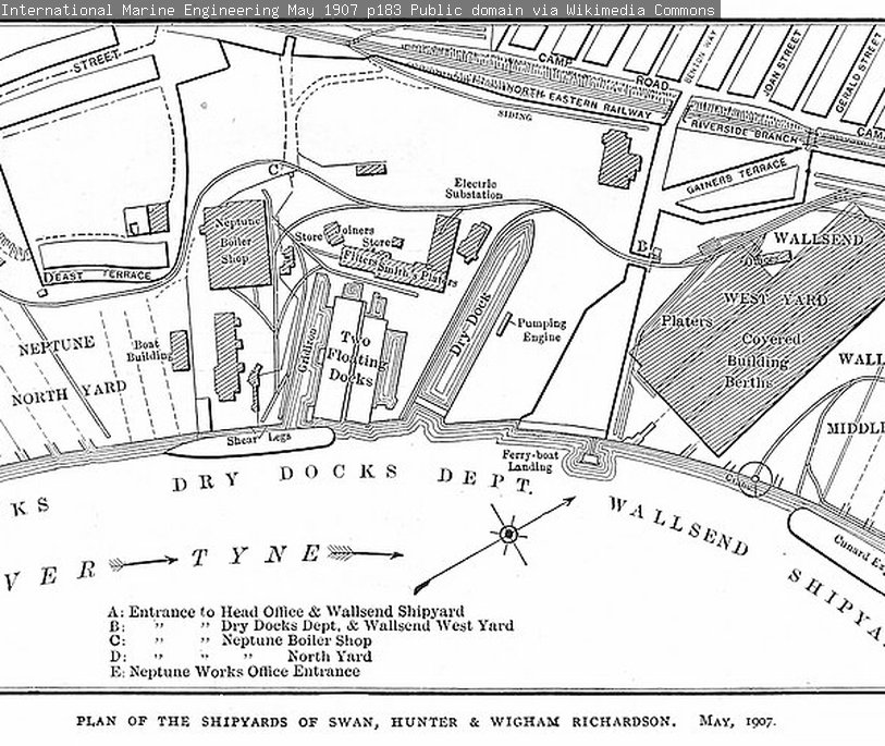Plan of the Shipyards