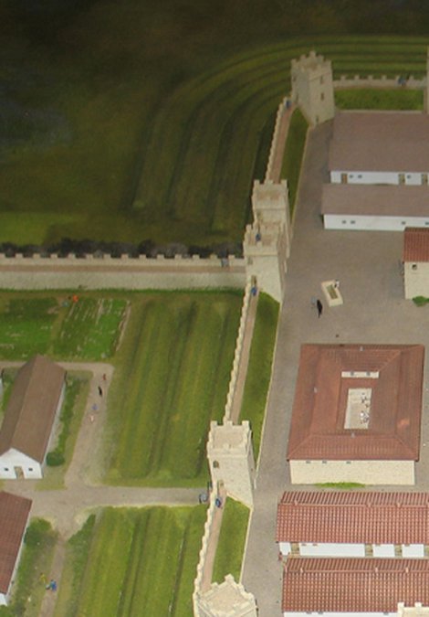 Segedunum Fort model