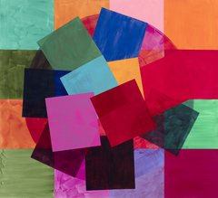 Mali Morris, Impeller II 2023, acrylic on canvas, 200 x 220 cm (Photo: Justin Piperger)