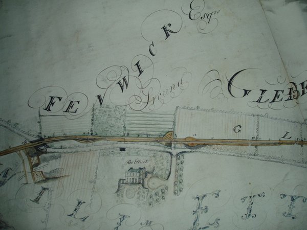 The Wagonway near today's Chester Road Kayll Road Junction