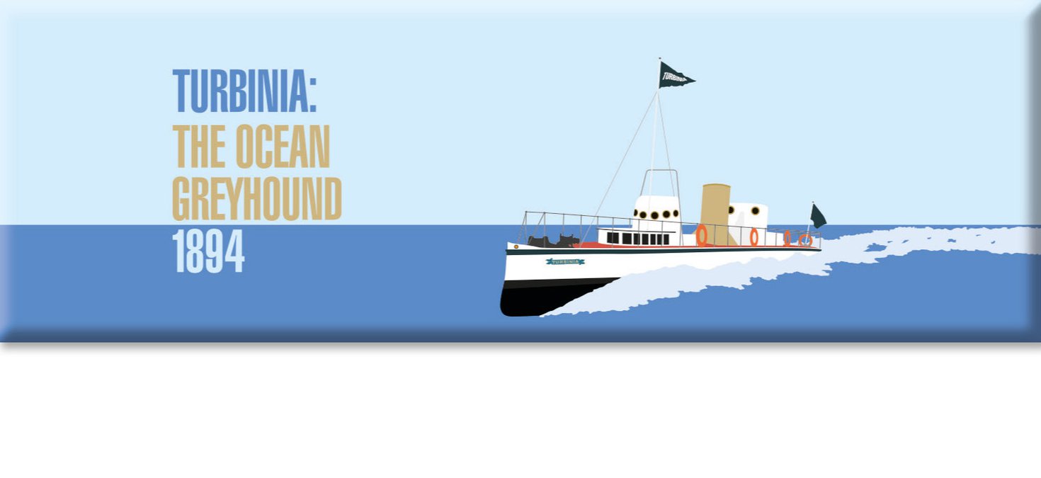 Turbinia fridge magnet