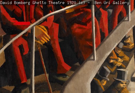 David Bomberg, Ghetto Theatre, 1920, © Ben Uri Gallery